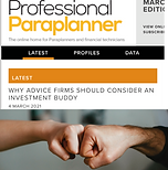 Professional paraplanner website post Ma