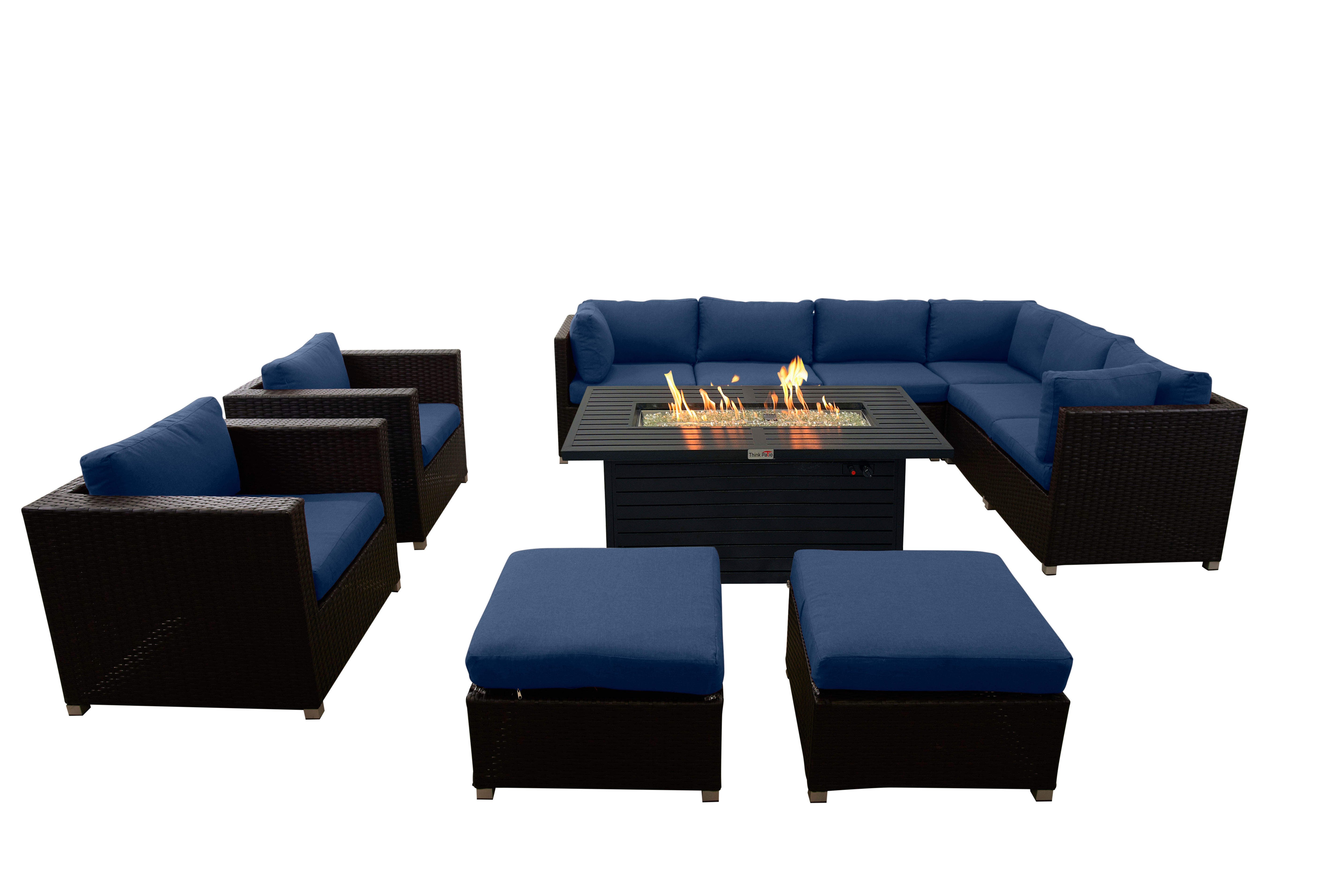 Innesbrook Collection 11.2 with Rectangular Fire Table
