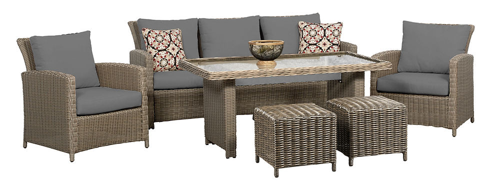 Oakmont 6-Piece High Table Patio Conversation Set