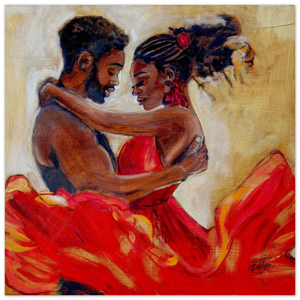 Sway to the Music -Fine Art Poster/ 18x18″