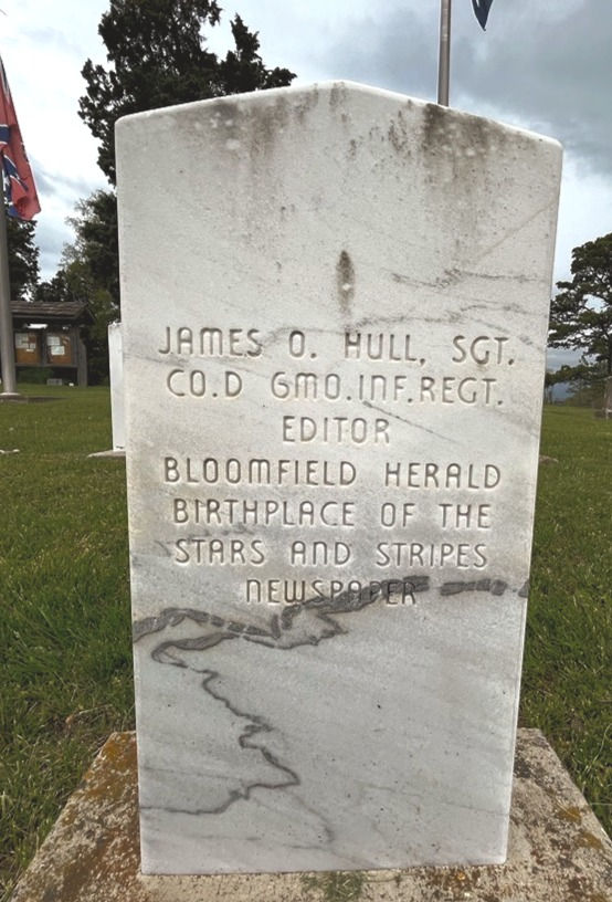 Civil war Army headstone