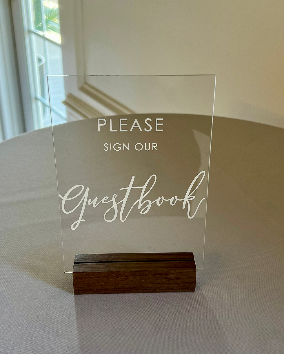 Thumbnail: Acrylic Sign Set