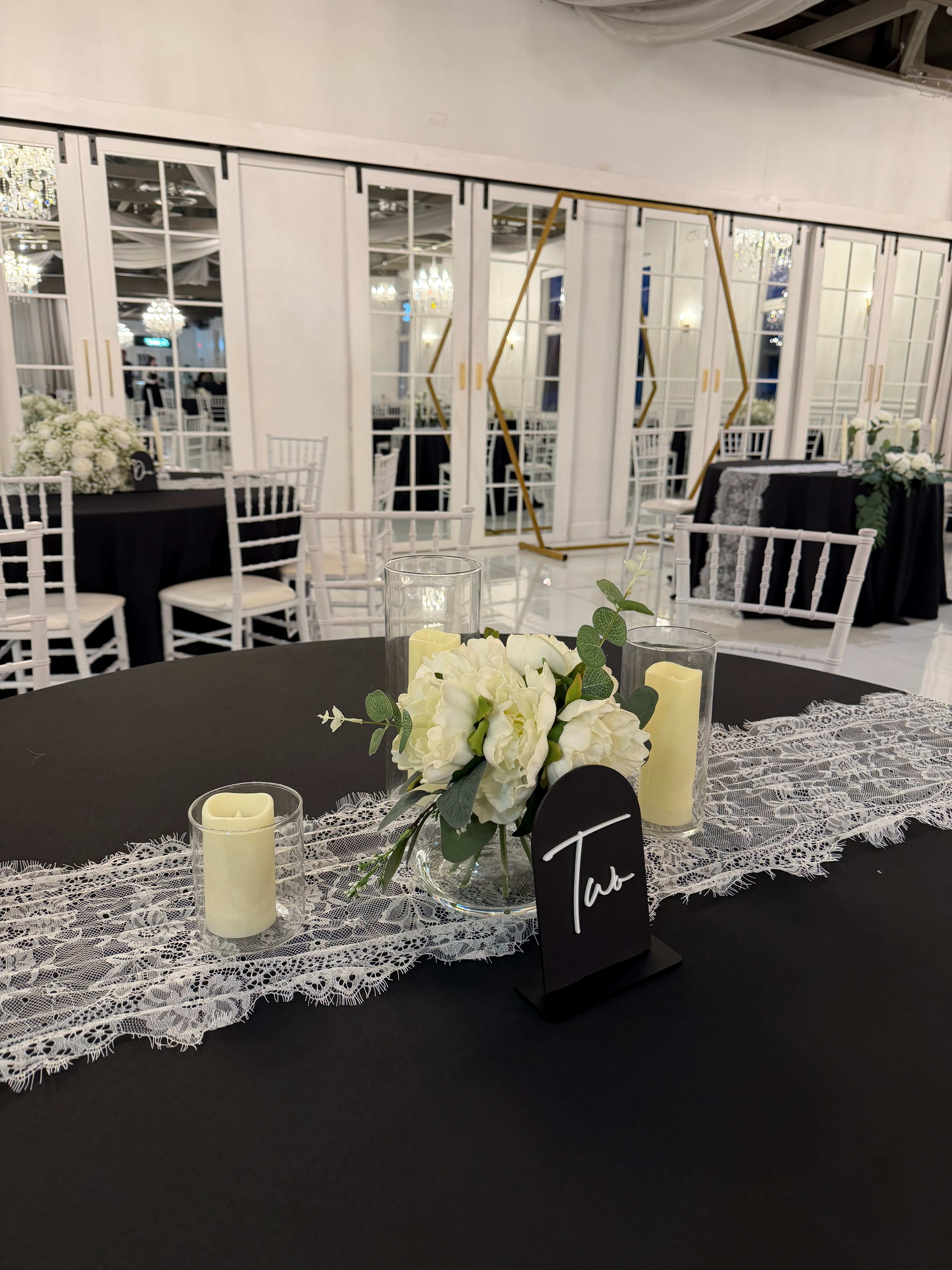 White Lace Table Runners