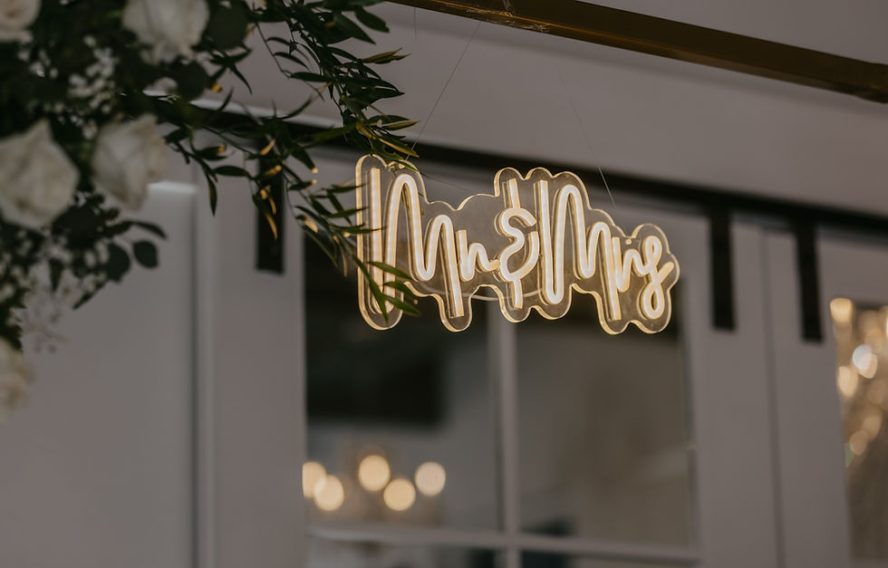 Thumbnail: Mr + Mrs Neon Sign