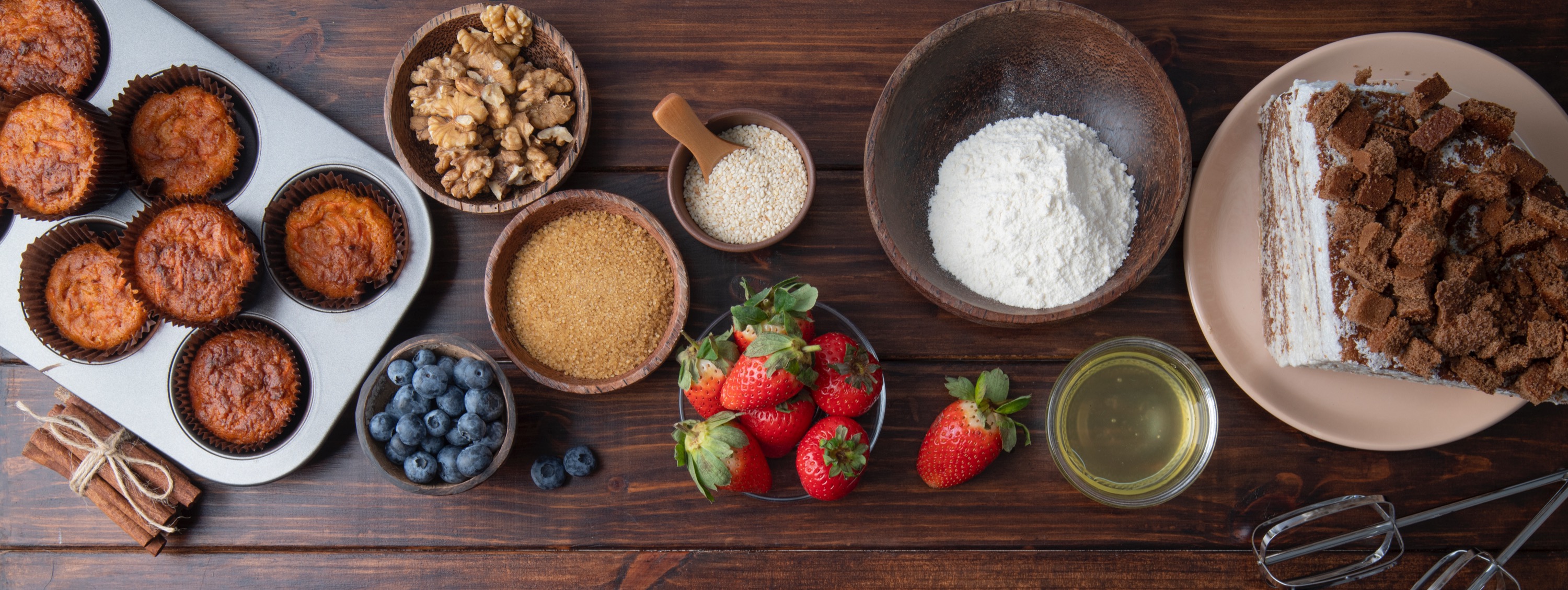 Arranged Food and Objects