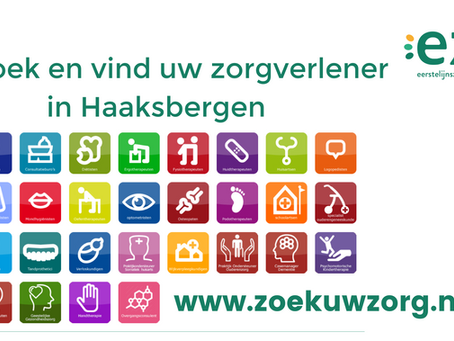 Actualiseer de gegevens op ZoekUwZorg