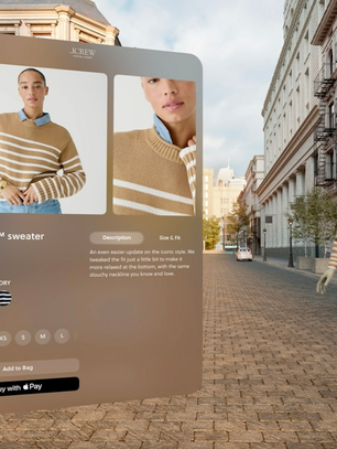 J.Crew Unveils Virtual Closet Experience on Apple Vision Pro with Award-Winning Partner Obsess - Winner of the 2023 RTIH Innovation Awards