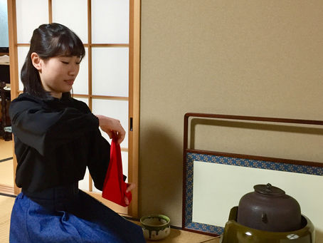 春日井市 茶道教室 令和の日に❤️お点前
