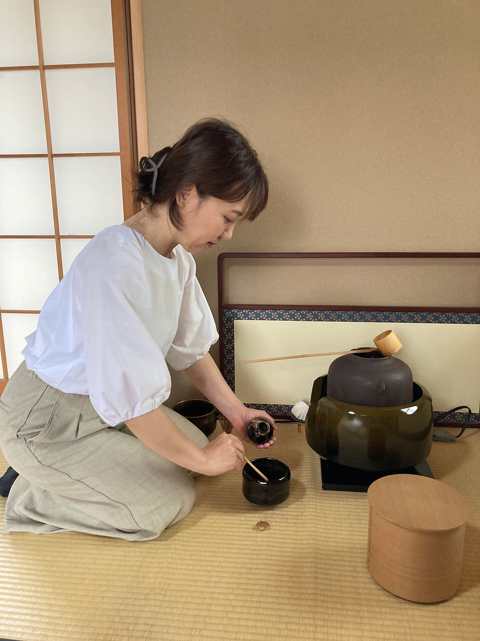春日井市　茶道教室　唐物のお稽古