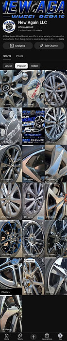 Multiple wheels collage