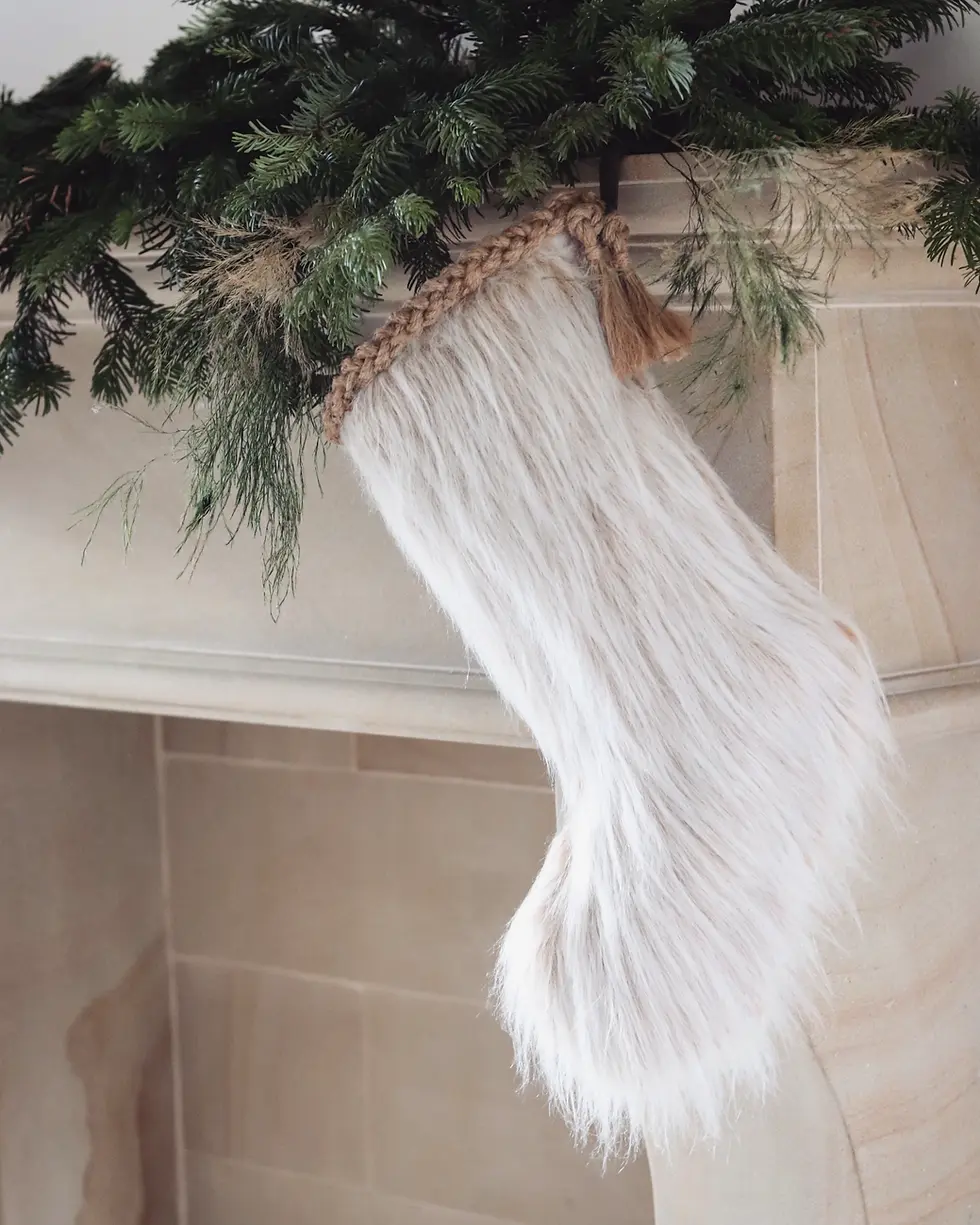 Thumbnail: White Christmas Luxury Christmas Stocking