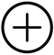 Icon Kreis mit Plus