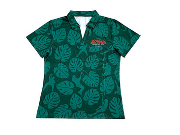 Custom Quick-Dry V-Neck Polos for Coral Crater Adventure Park.
