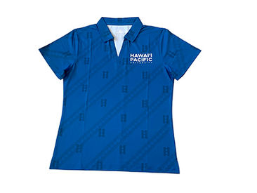 Custom Quick-Dry V-Neck Polos for Hawaii Pacific University.