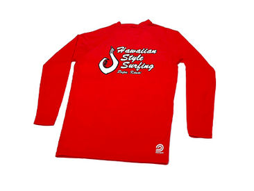 Custom Rash Guards for Hawaiian Style Surfing.