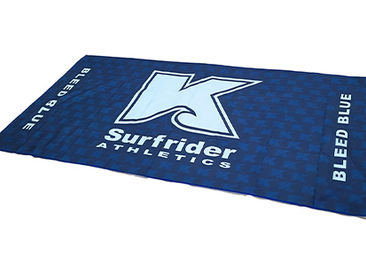 Custom Microfiber Suede Towels for Kailua High School.