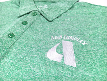 Custom Polos for Aiea Complex Principals.
