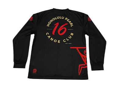 Custom Quick-Dry Long Sleeve T-Shirts for Honolulu Pearl Canoe Club.