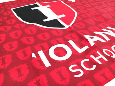 Custom Microfiber Towels for Iolani School.