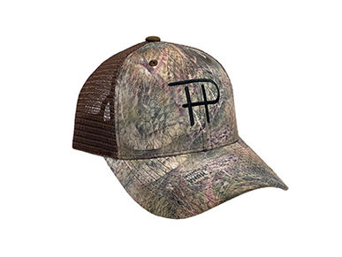 Custom Camo Trucker Hats for Huna Camo and Ponoholo Ranch. 