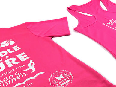 Custom Tops for the 5th Annual Maui Paddle for a Cure.