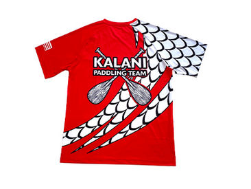 Custom Quick-Dry T-Shirts for Kalani High School Paddling Team.