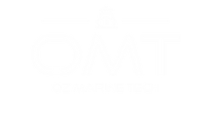 Oz Marine Tech Logo in white