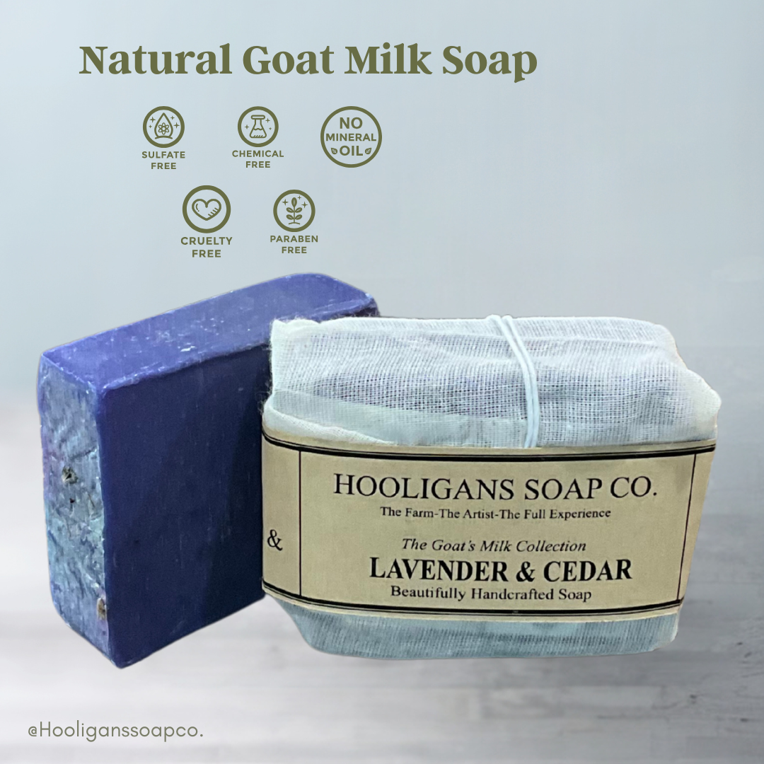 Lavender & Cedar Goat Milk Soap