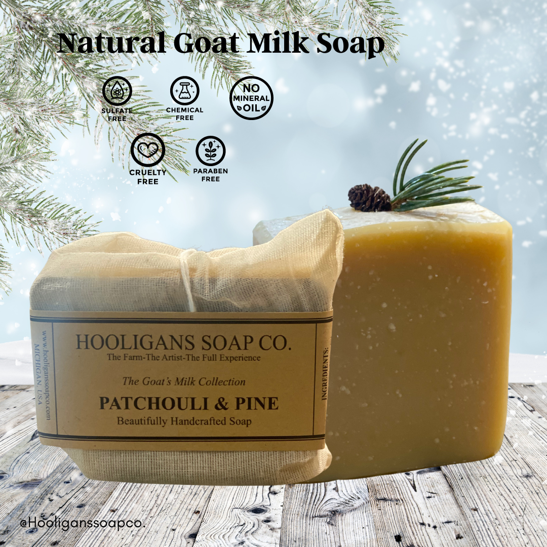 Patchouli & Pine Goat Milk Soap