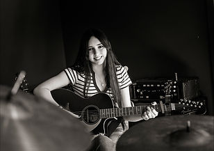 Bethany Frances in the studio