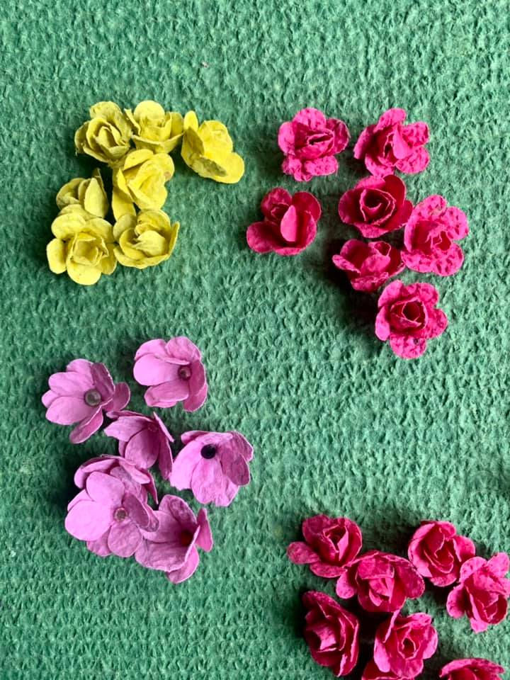 Decorative Paper Flower Wall Piece