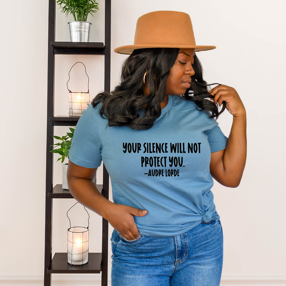 Your Silence Will Not Protect You t-shirt