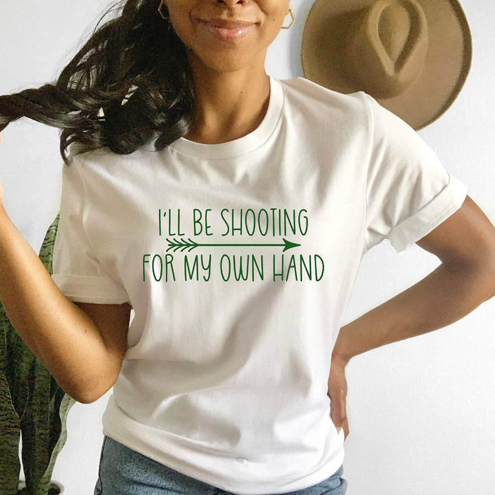 i'll be shooting for my own hands.