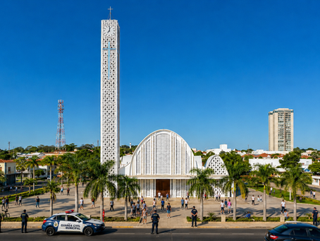 Guarda Municipal em patrulhamento preventivo, garantindo segurança à população.