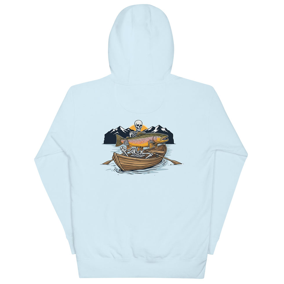 Thumbnail: Just Dead Fishing Hoodie