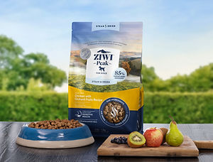 ZIWI Steam and Dried lifestyle pack image dog Chicken-and-orchid fruit