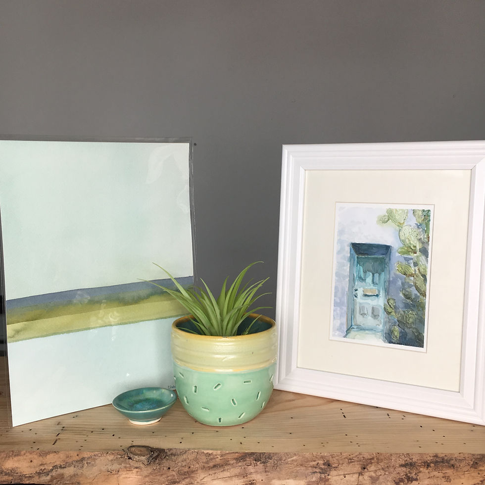 Thumbnail: aqua watercolor wash