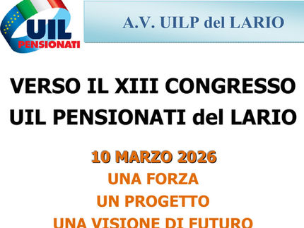 Assemblee di base precongressuali UIL Pensionati Lario