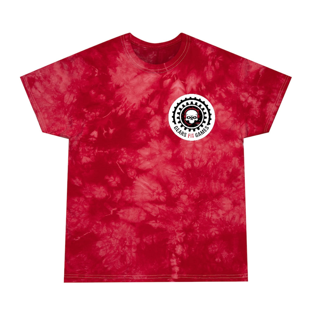 Gears Fit Games Logo Tie-Dye Tee, Crystal