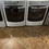 Thumbnail: Used 27-inch white front loader MAYTAG washer dryer SET Model# MHW8000AW0 