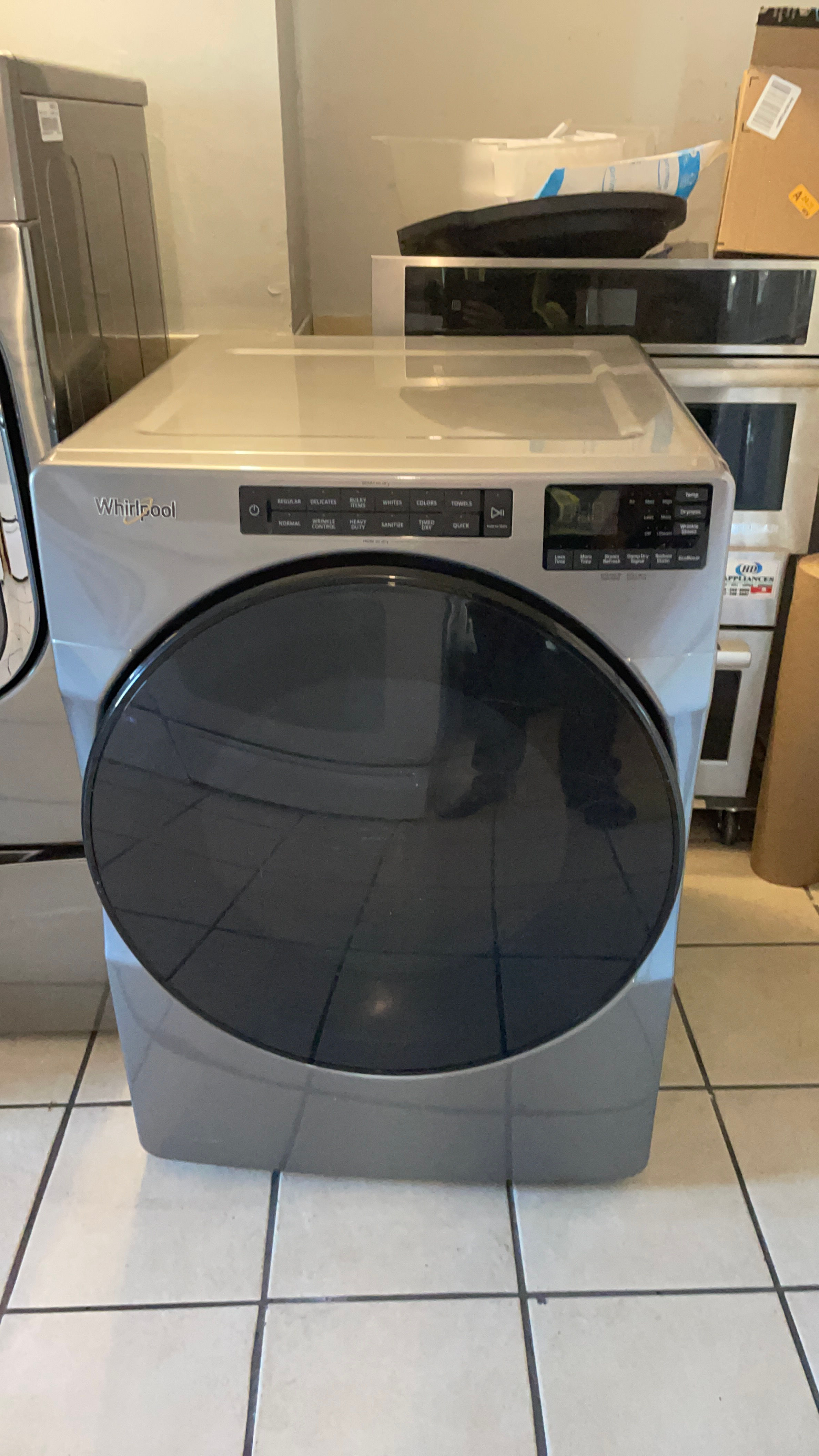 27 inch whirlpool stainless steel washer