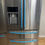 Thumbnail: Used 36 inch Samsung French door Stainless Fridge Model# Model# RF25HMEDBSR