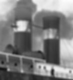 Stack Detail, Car Ferry, Ann Arbor #5, Manitowoc, Wisconsin, 1964