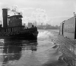 Steam Tug, NYC #31, Weehawken, New Jersey, 1963