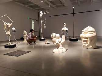 installation view from 'a drop in a sea of drips', 2019