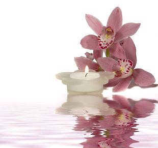 Rustig Kaars en Bloemen 