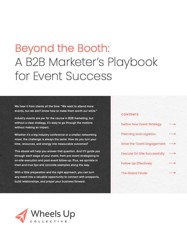 The Ultimate Playbook for Crushing Your Event Goals | Wheels Up Collective