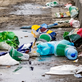 Image of trash on a roof