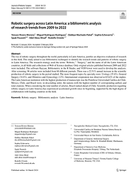Robotic surgery across Latin America: a bibliometric analysis of research trends from 2009 to 2022