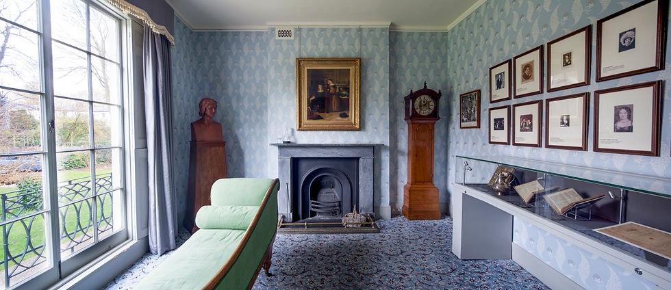 A room in Keats' House, Hampstead Heath